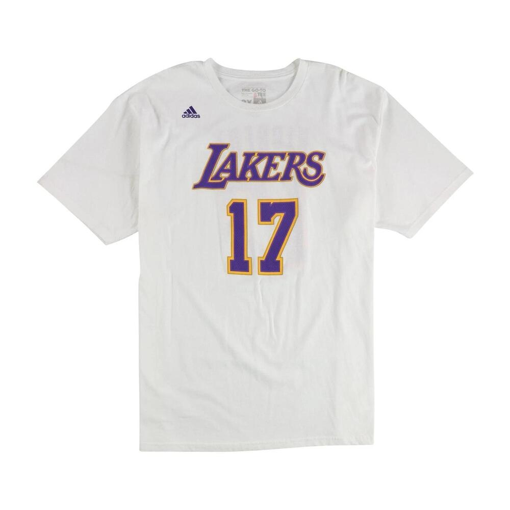 Mens Lakers 17 Hibbert Graphic T-Shirt White 2Xl 1